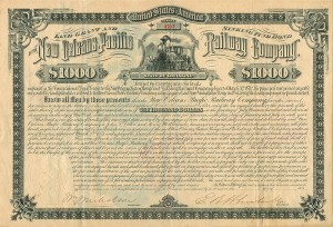 New Orleans Pacific Railway Company - $1,000 Bond